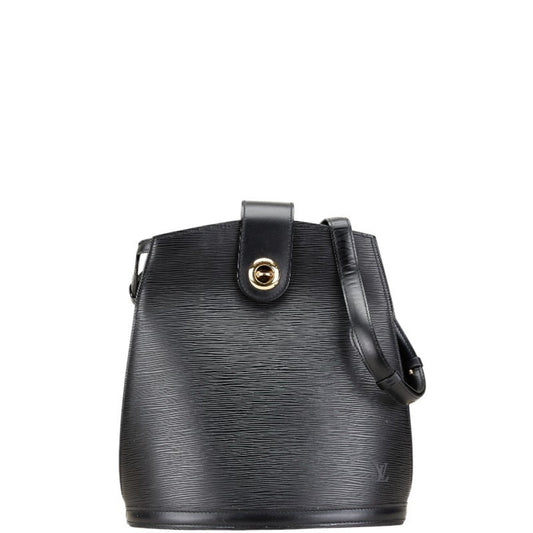 Louis Vuitton Black Noir Epi Leather Shoulder Bag ()
