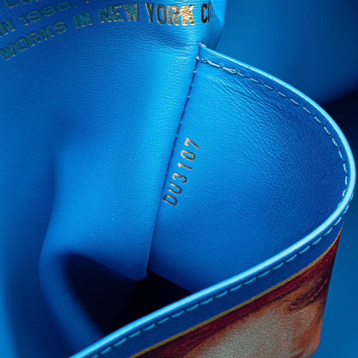 Louis Vuitton Blue Multi-Color Pvc Leather Boston Bag Shoulder Bag