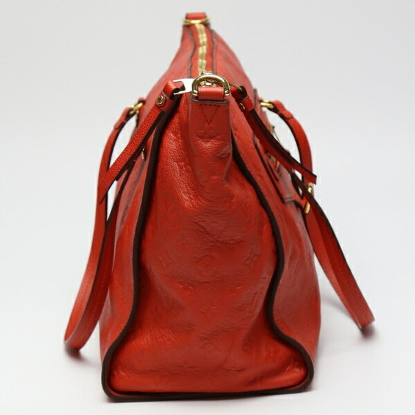 Louis Vuitton Red Color Monogram Empreinte Shoulder Bag Tote Bag