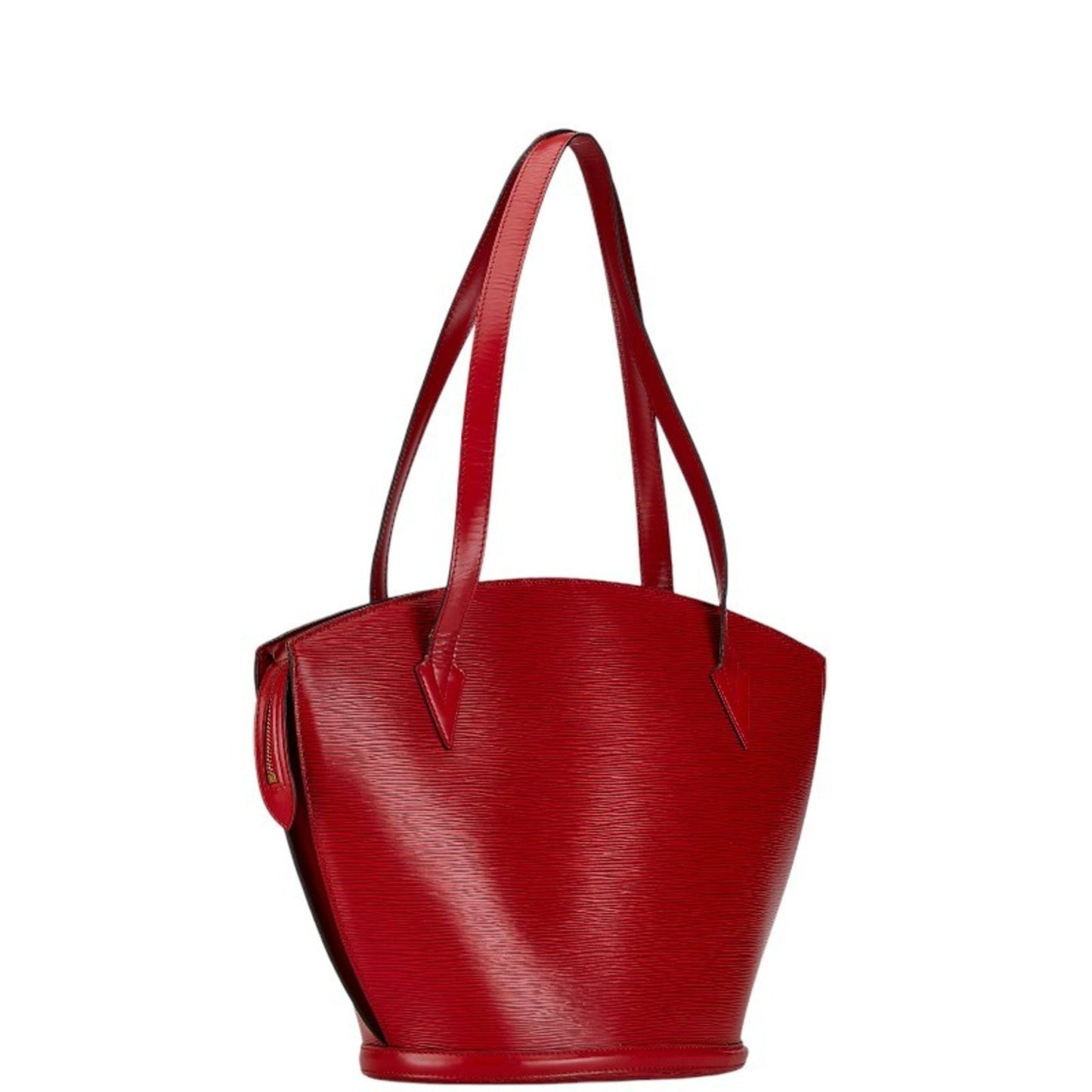 Louis Vuitton Castilian Red Leather Shoulder Bag Tote Bag