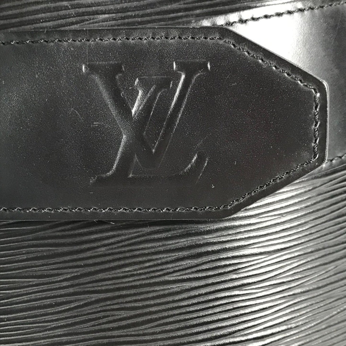 Louis Vuitton Black Noir Epi Leather Shoulder Bag