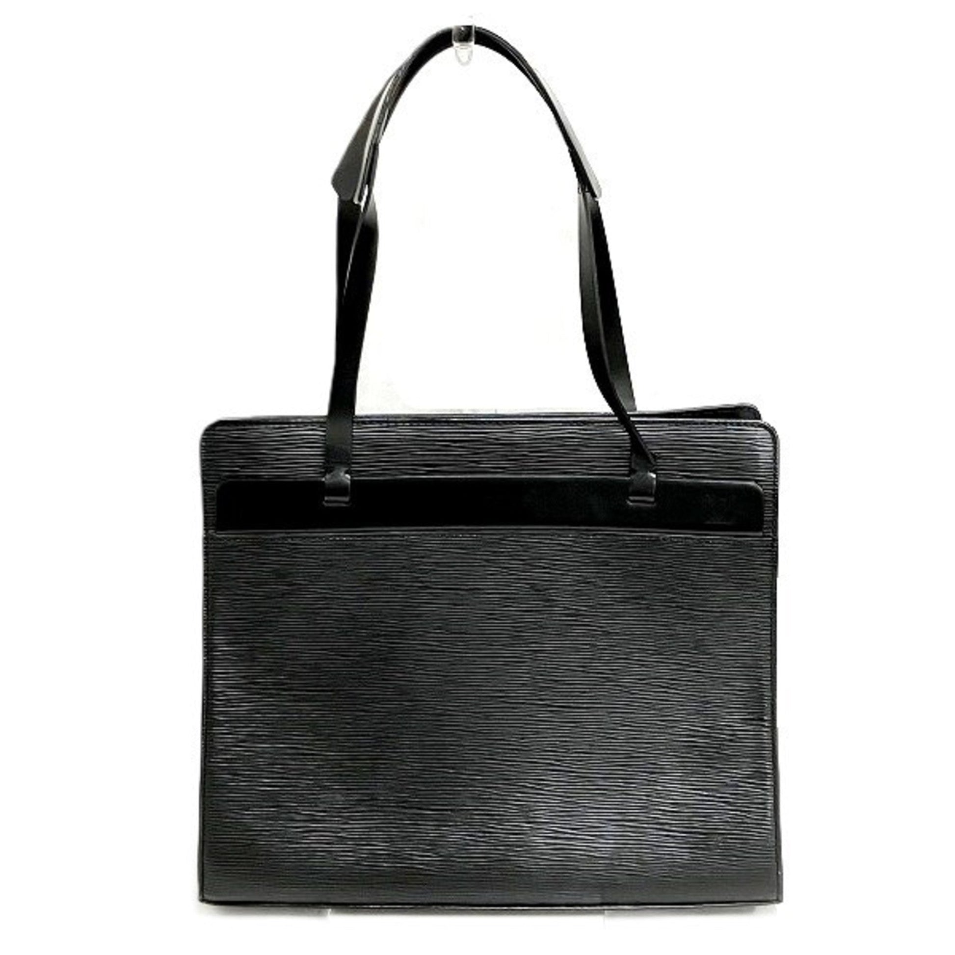 Louis Vuitton Noir Leather Shoulder Bag ()