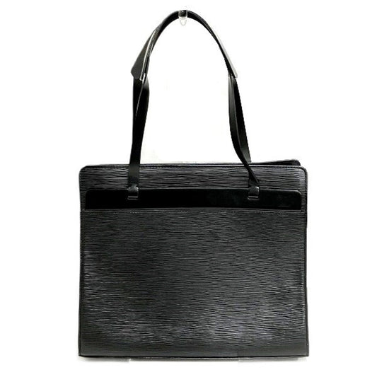 Louis Vuitton Noir Leather Shoulder Bag ()