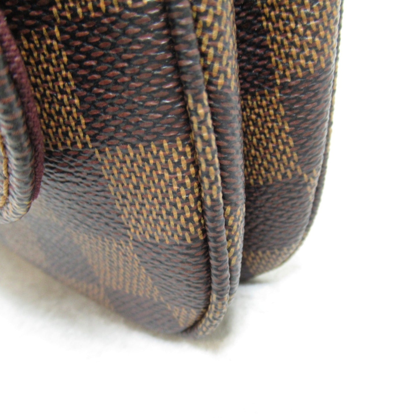 Louis Vuitton Brown Coated Canvas Damier Azur Pvc Shoulder Bag