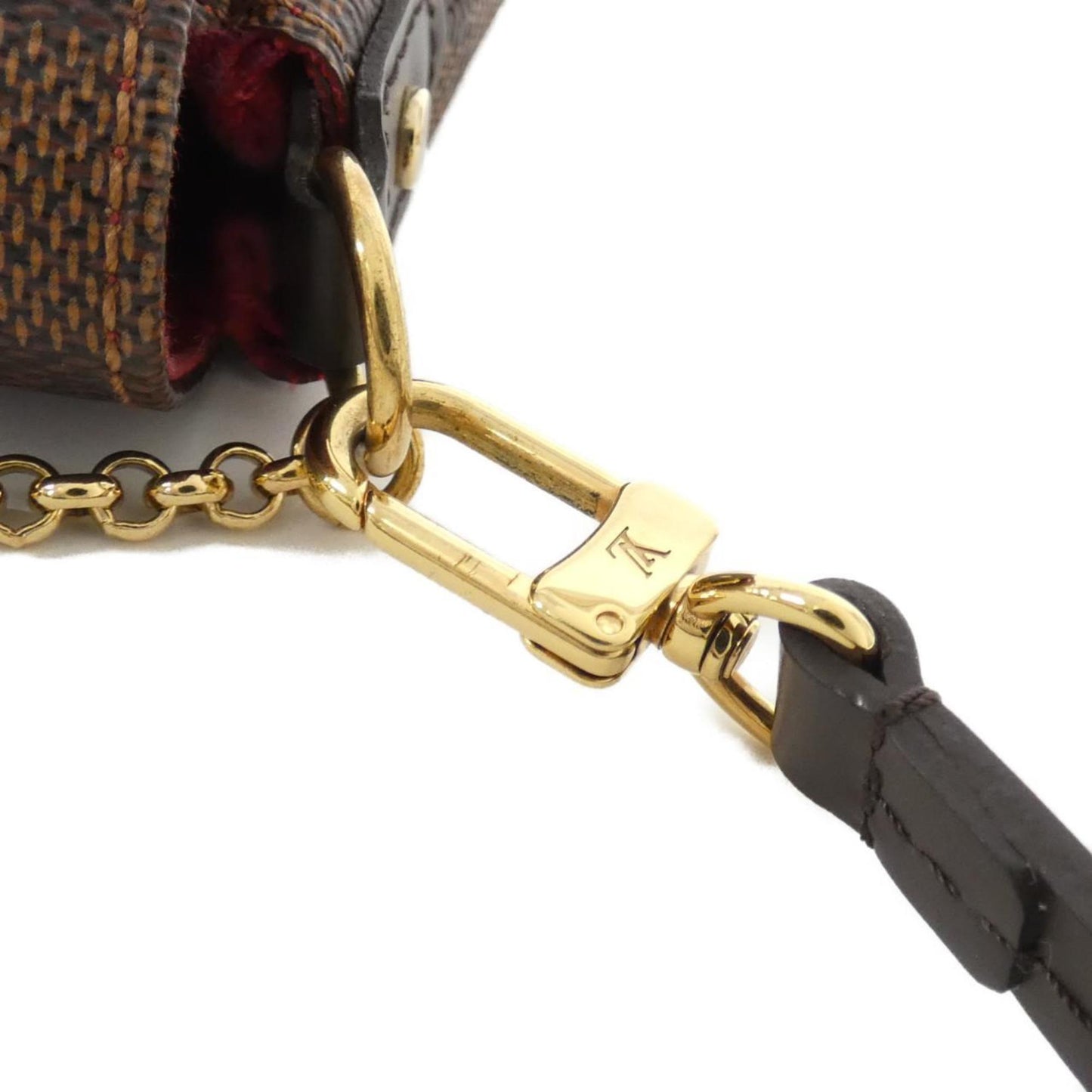 Louis Vuitton Brown Ebene Coated Canvas Shoulder Bag