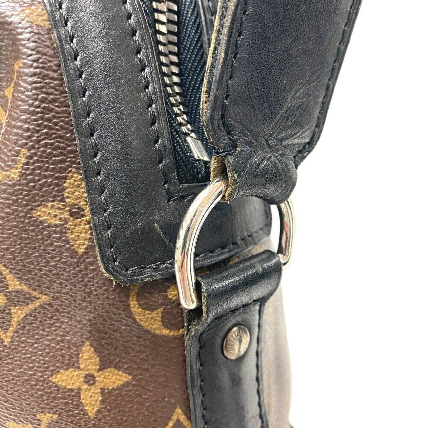 Louis Vuitton Monogram Macassar Brown Leather Shoulder Bag