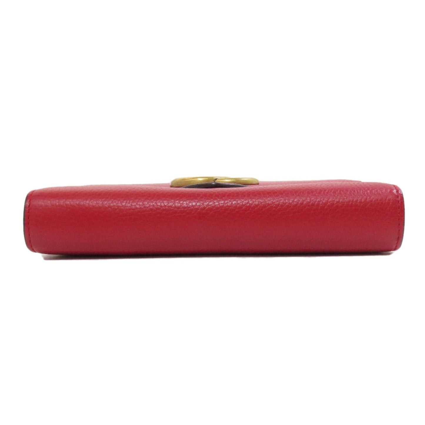 Gucci Red Color Leather Chain/Shoulder Wallet