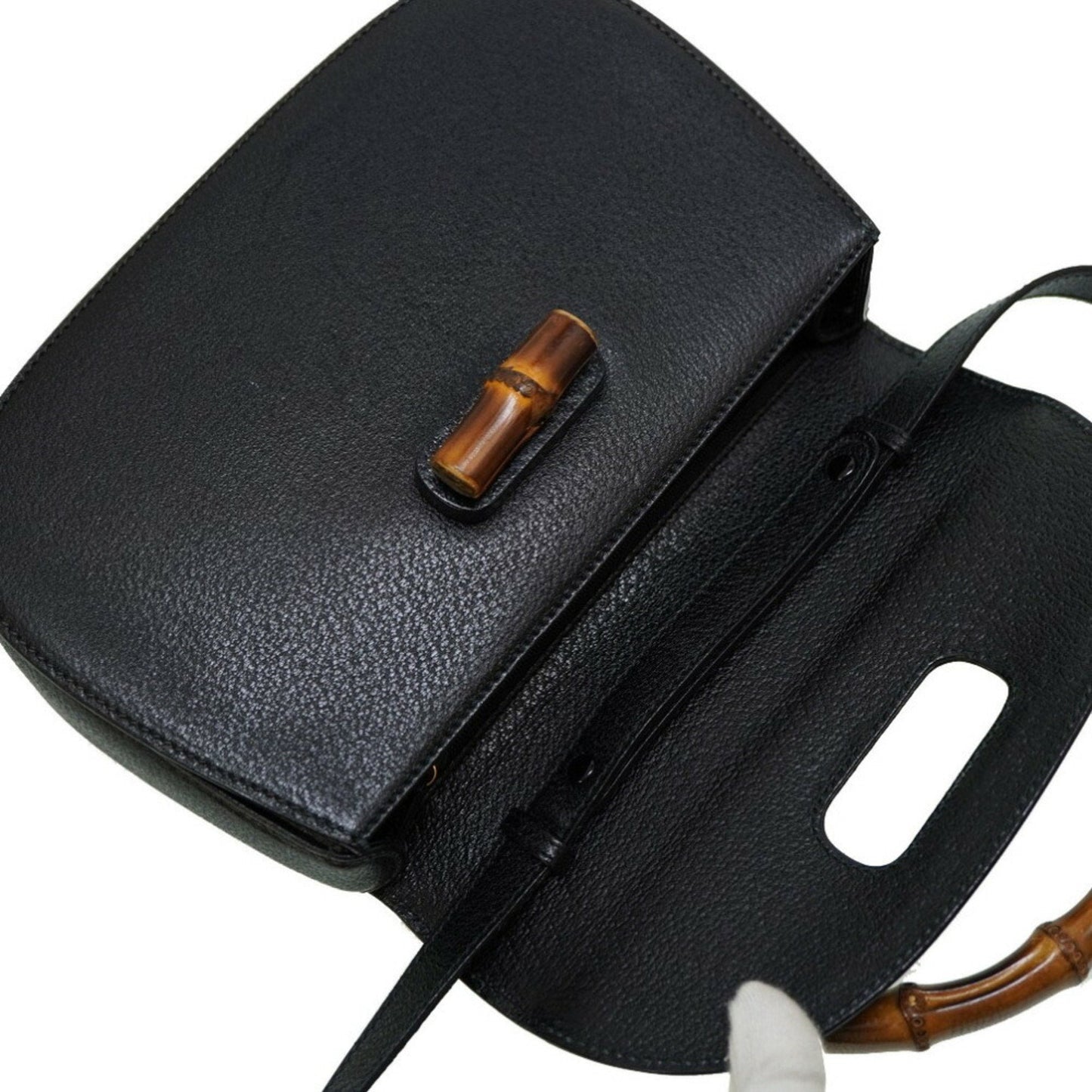 Gucci Black Leather Handbag