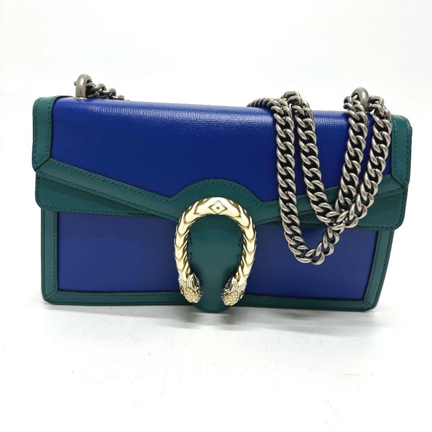 Gucci Blue Leather Shoulder Bag ()