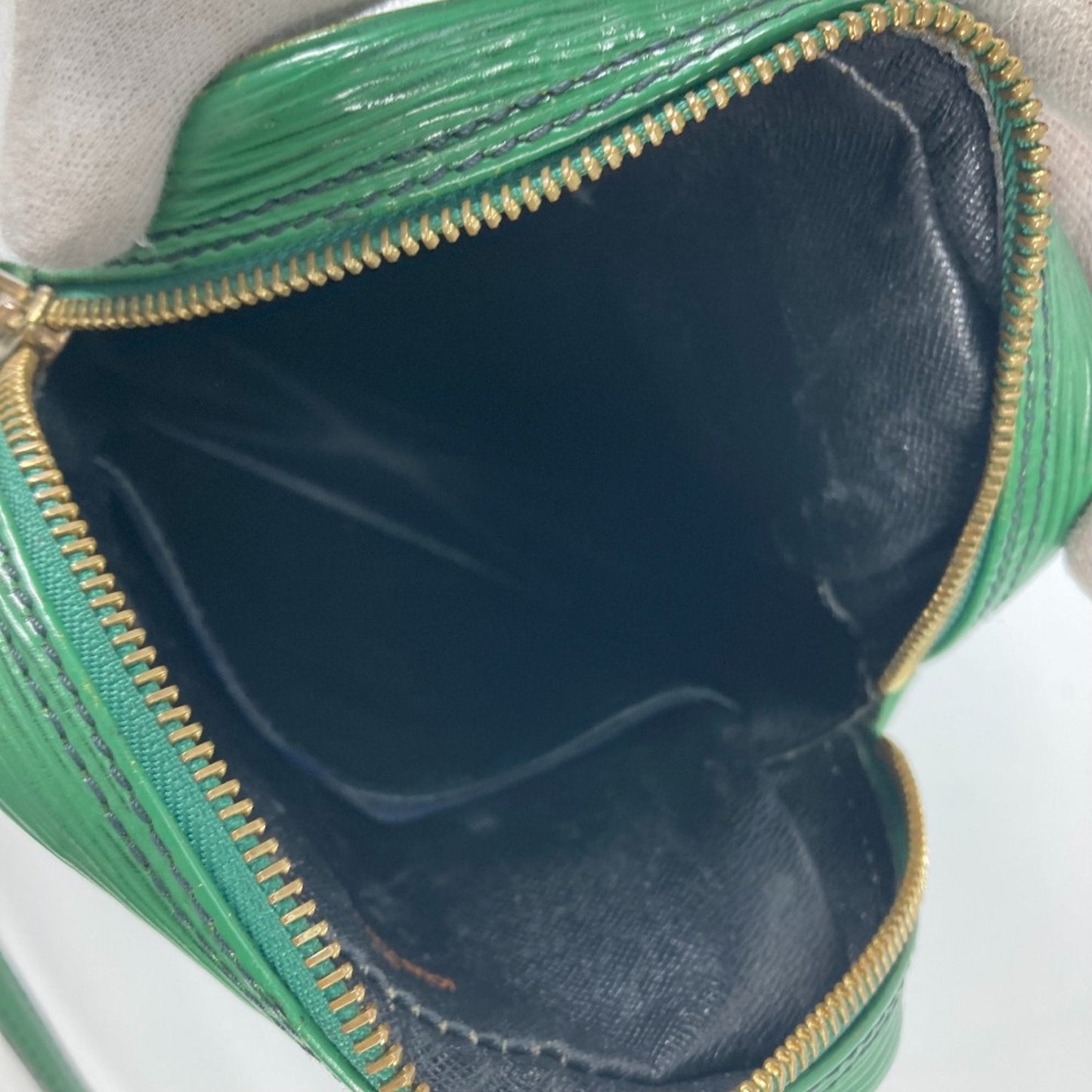 Louis Vuitton Green Leather Shoulder Bag