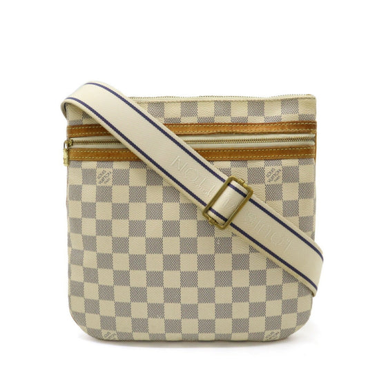 Louis Vuitton Damier Azur Ivory Pvc Pochette Shoulder Bag ()
