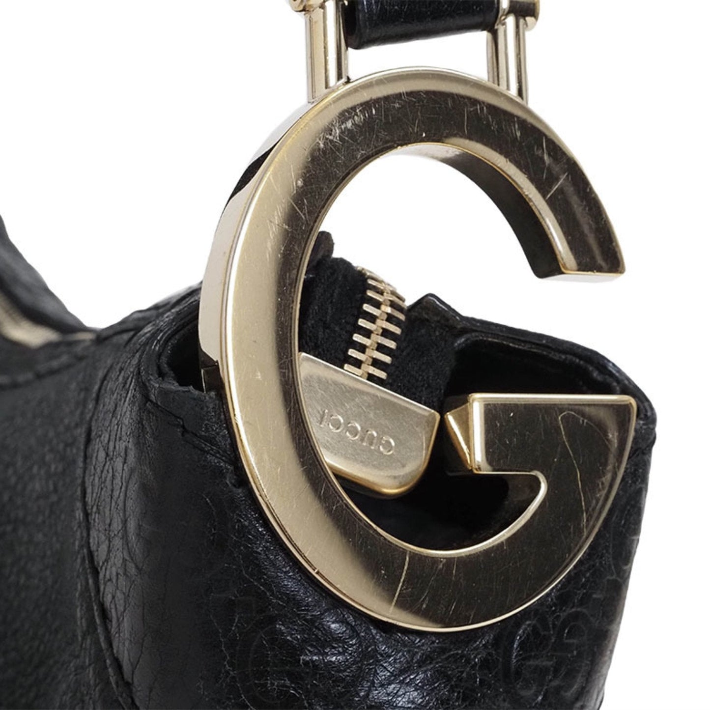 Gucci Black Leather Shoulder Bag