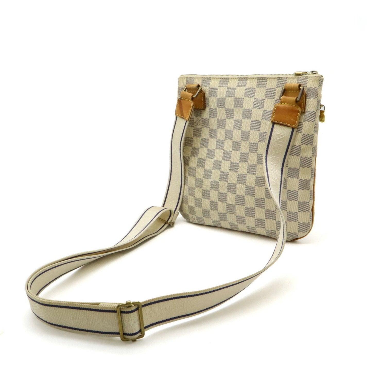 Louis Vuitton Damier Azur Ivory Pvc Pochette Shoulder Bag
