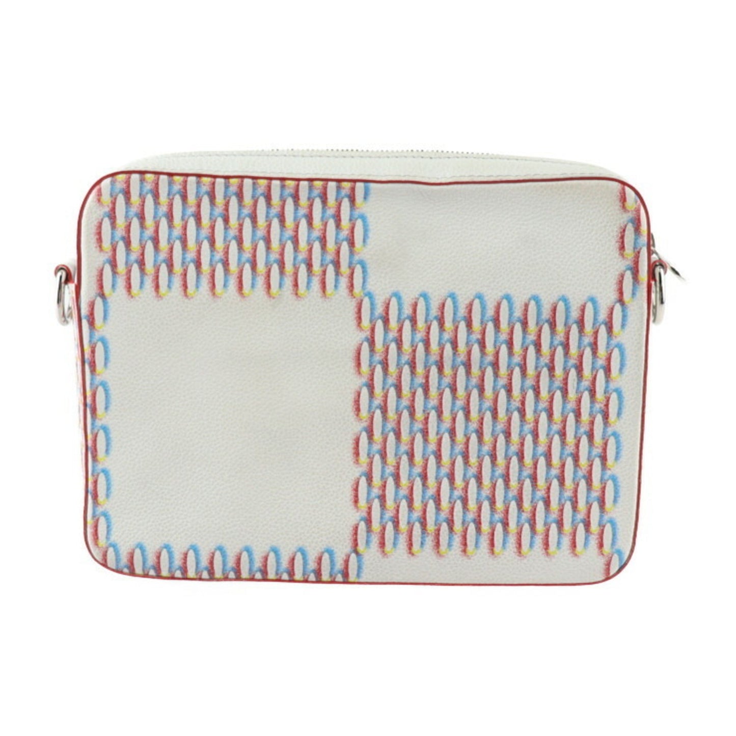 Louis Vuitton Blanc Multi-Color White Leather Shoulder Bag