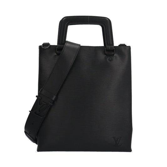 Louis Vuitton 2004 Spring Summer Collection Black Epi Leather Shoulder Bag ()