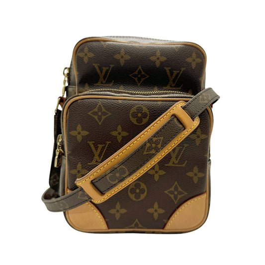 Louis Vuitton Brown Monogram Shoulder Bag ()