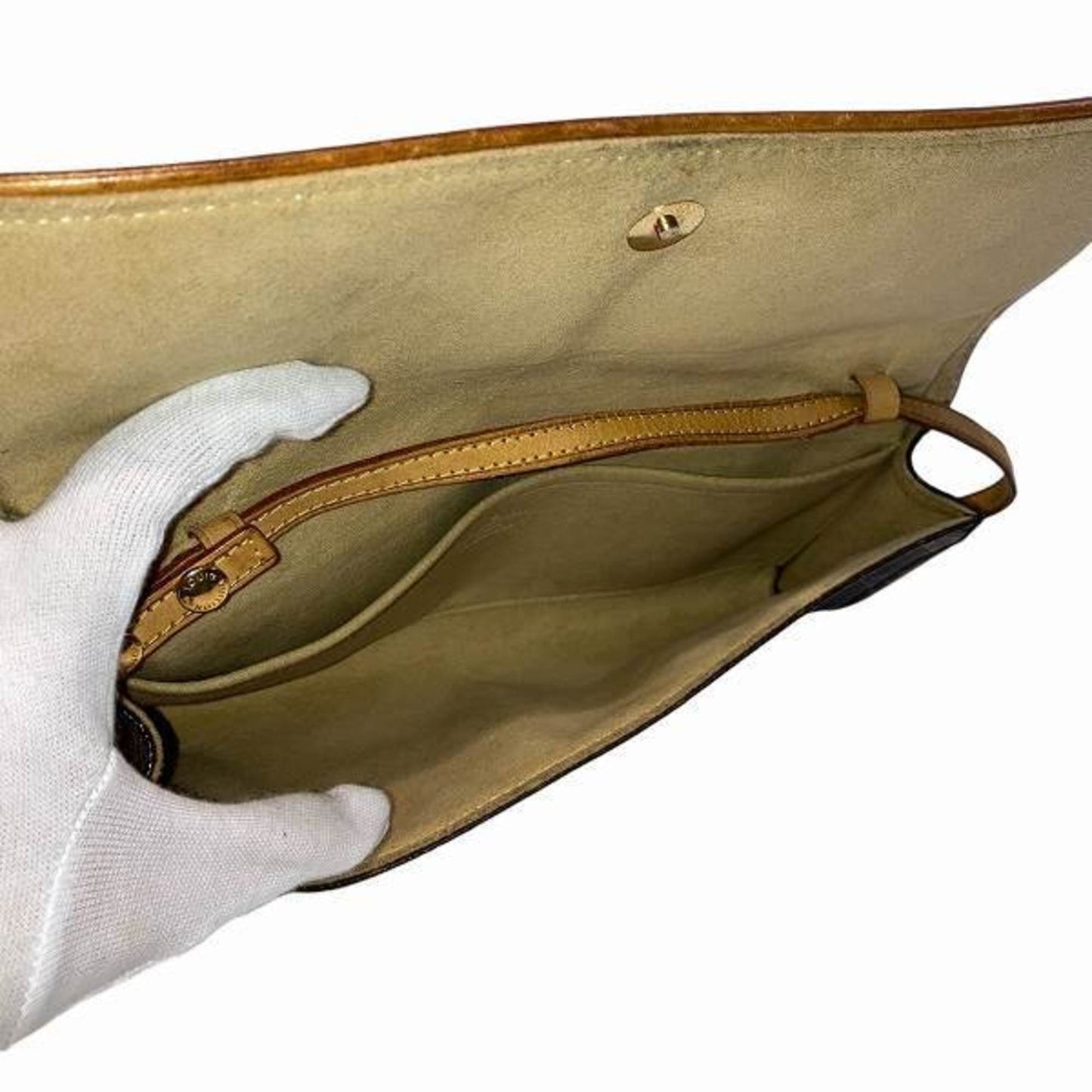 Louis Vuitton Brown Pochette Shoulder Bag
