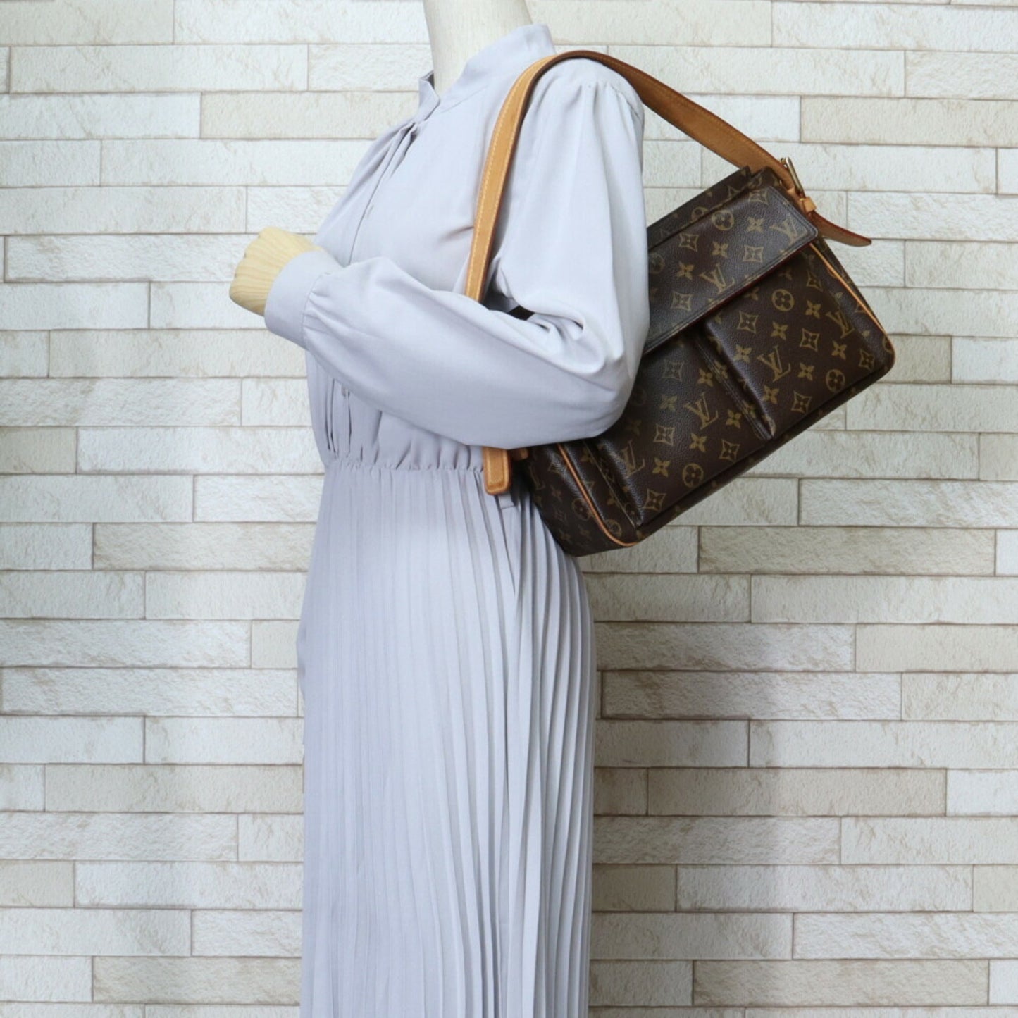 Louis Vuitton Brown Monogram Shoulder Bag