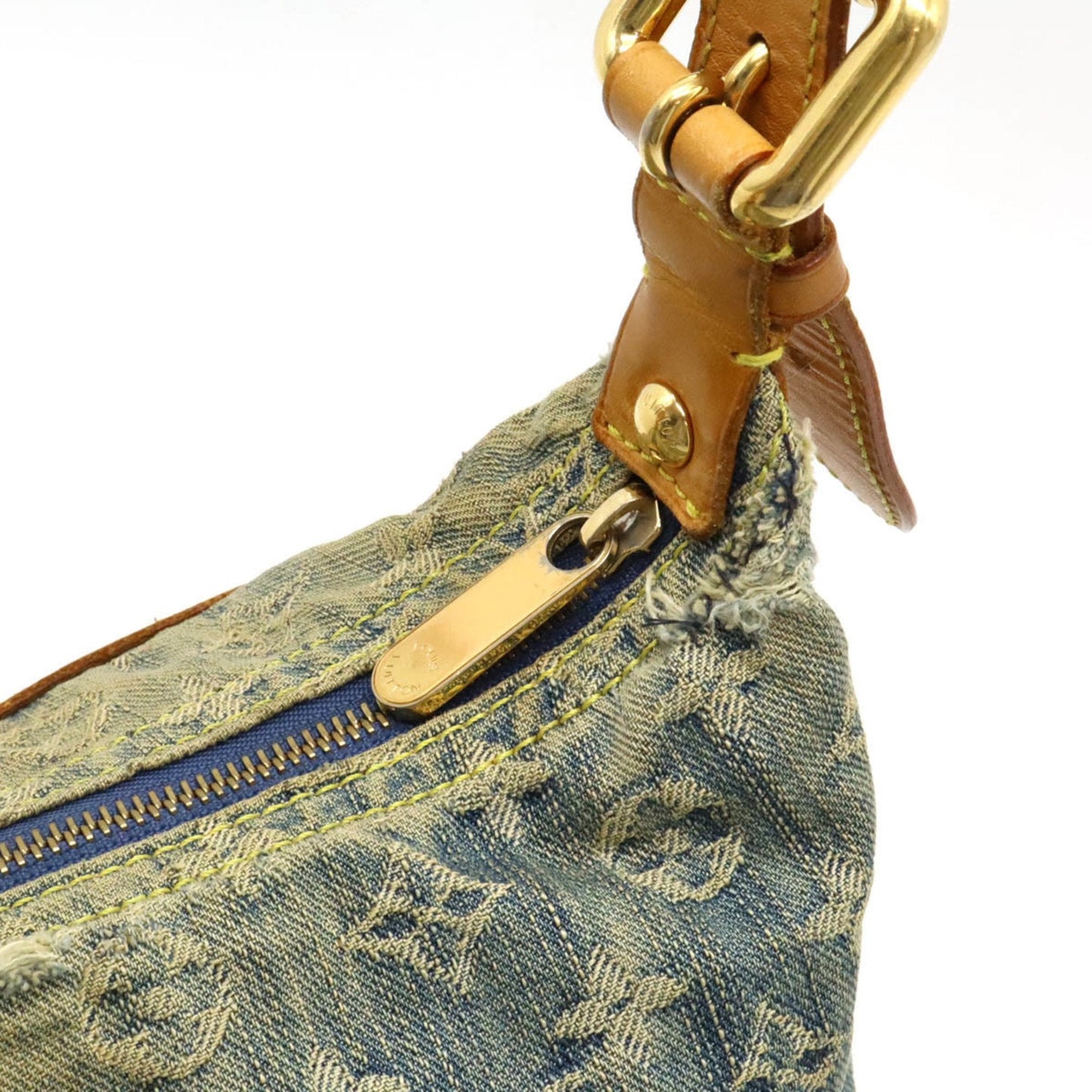 Louis Vuitton Blue Monogram Denim Shoulder Bag