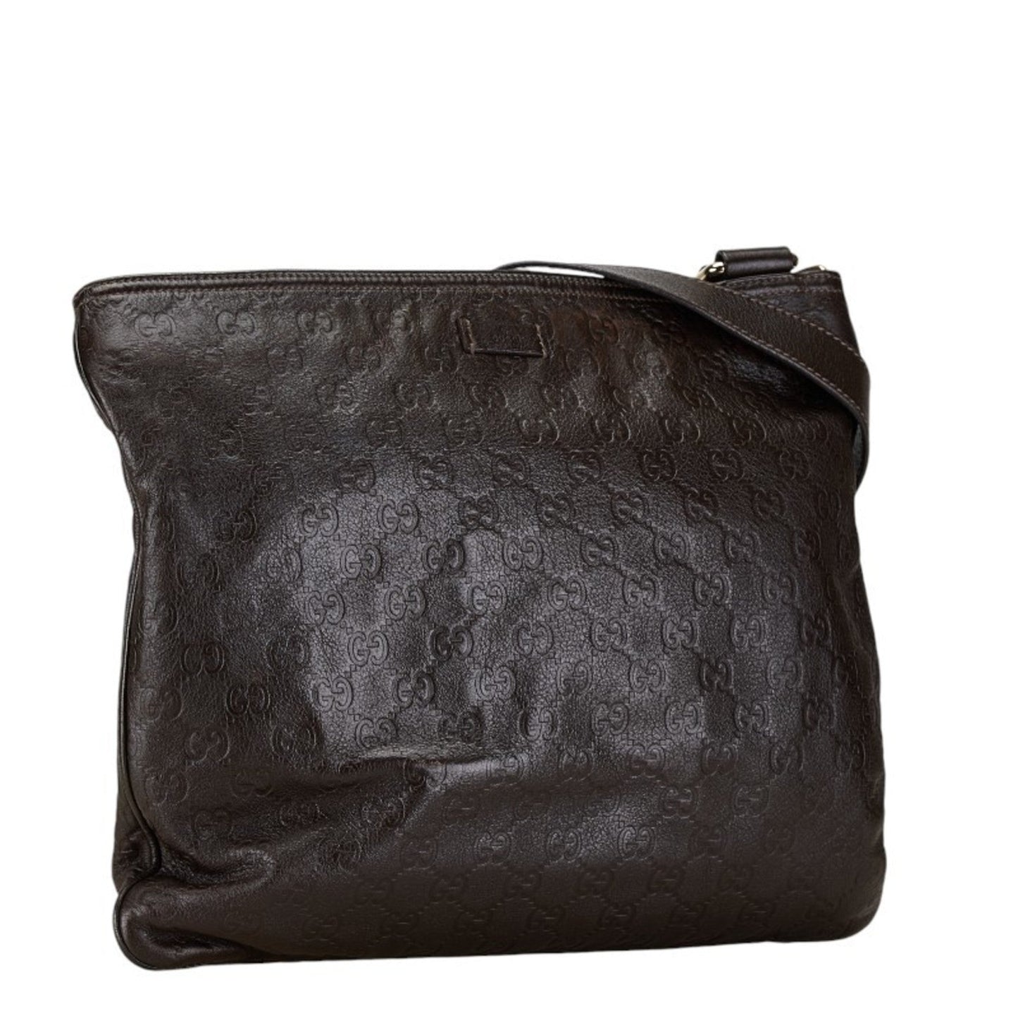 Gucci Brown Leather Shoulder Bag