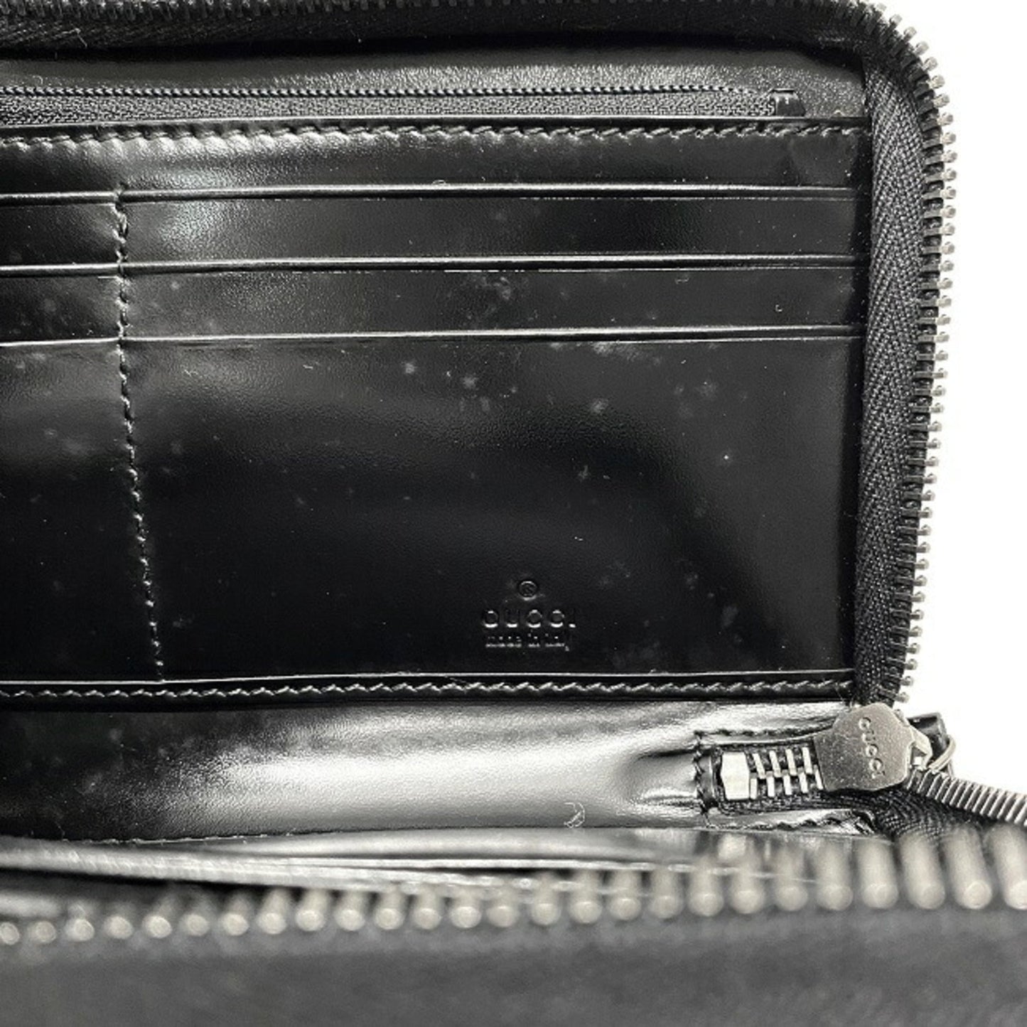 Gucci Black Pvc Leather Wallet (Bi-Fold)