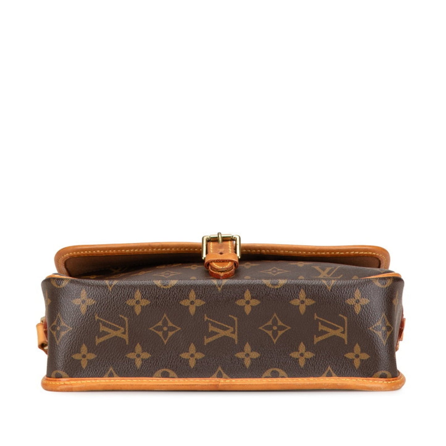 Louis Vuitton Brown Pvc Leather Shoulder Bag