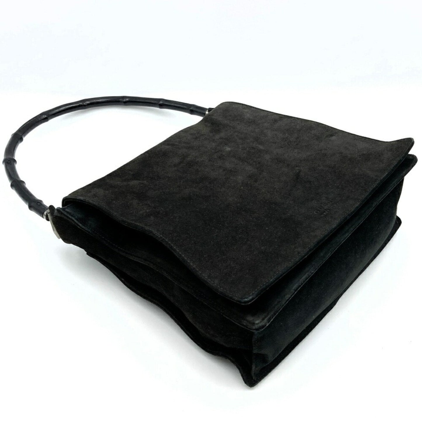 Gucci Black Suede Handbag Shoulder Bag