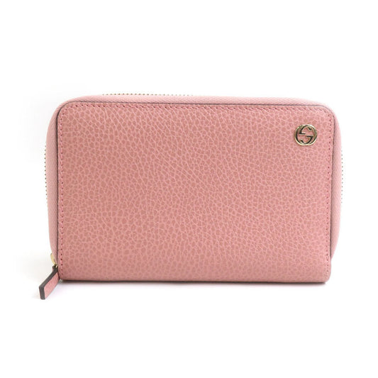 Gucci Pink Leather Wallet (Bi-Fold) ()