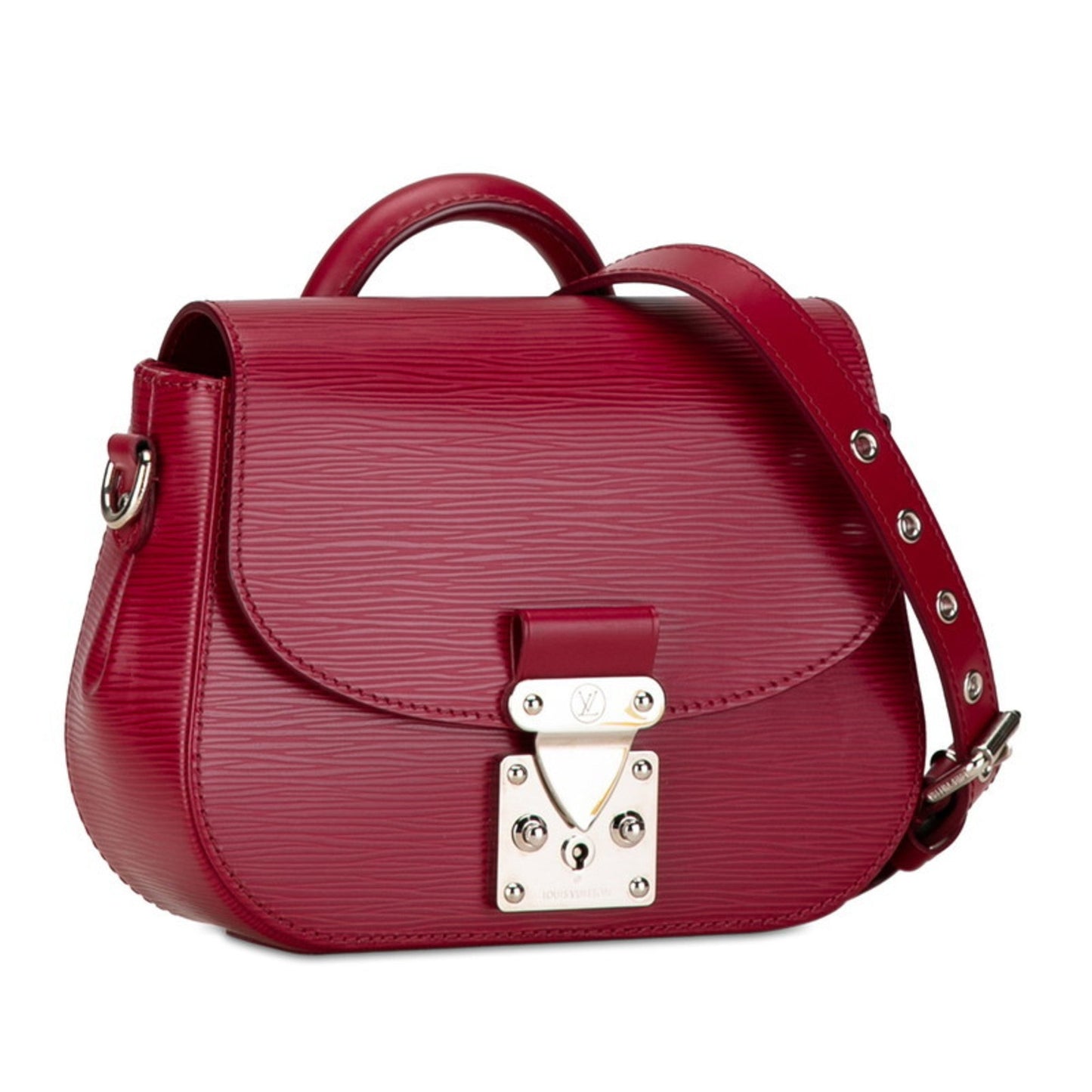 Louis Vuitton Fuchsia Purple Leather Handbag Shoulder Bag