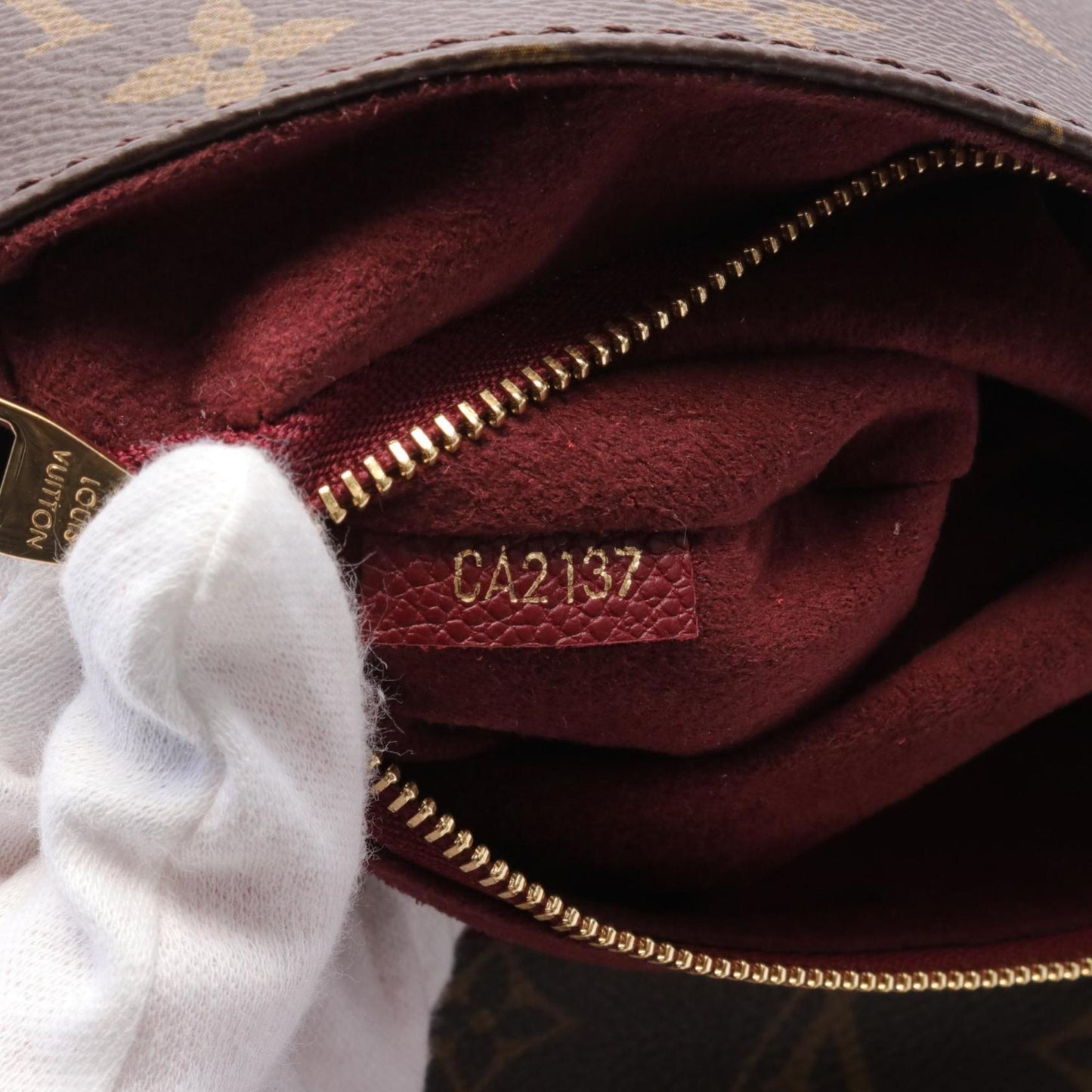 Louis Vuitton Bordeaux Brown Coated Canvas Monogram Pvc Leather Shoulder Bag