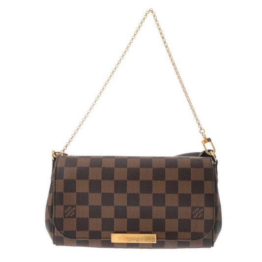 Louis Vuitton Brown Damier Canvas Shoulder Bag ()