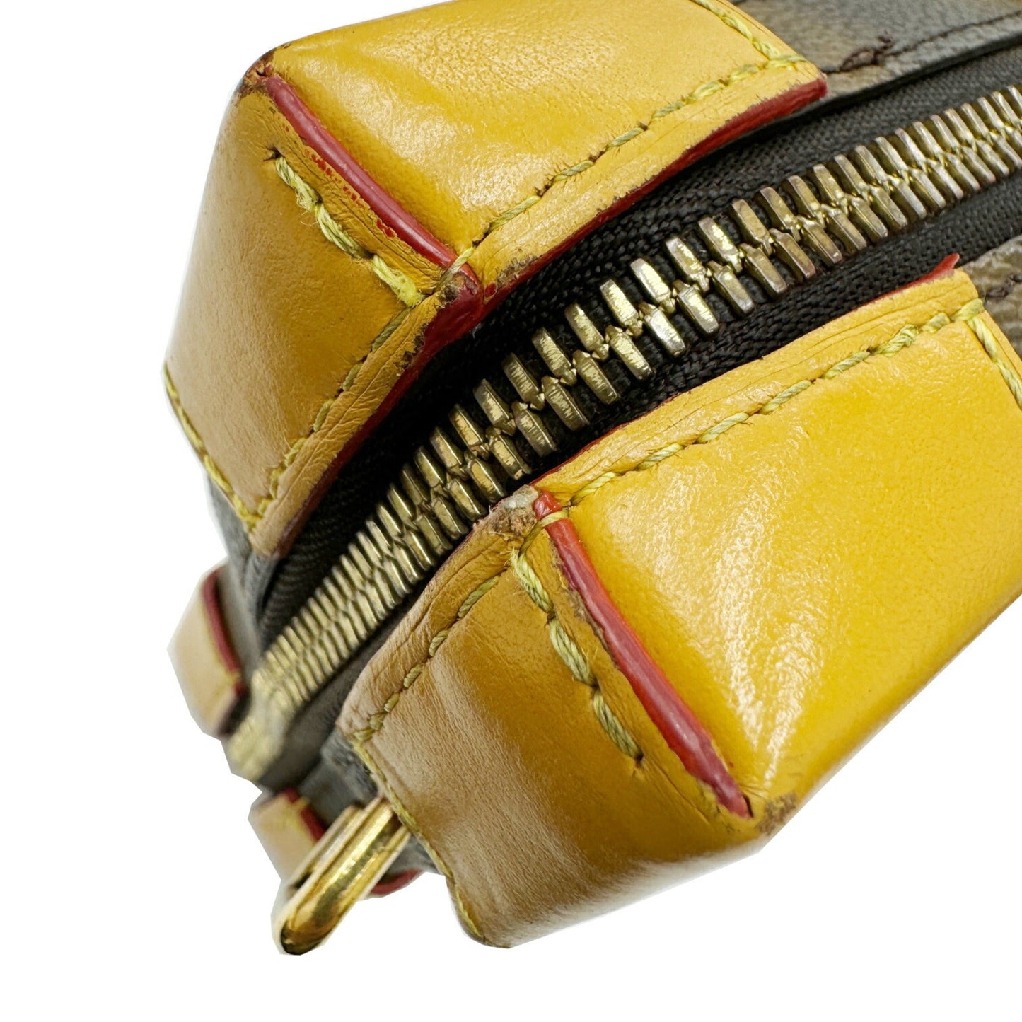 Louis Vuitton Brown Pvc Leather Shoulder Bag