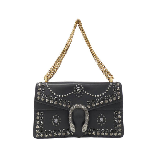 Gucci Black Leather Shoulder Bag ()