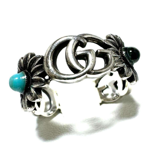 Gucci Silver Resin Silver 925 Band Ring ()