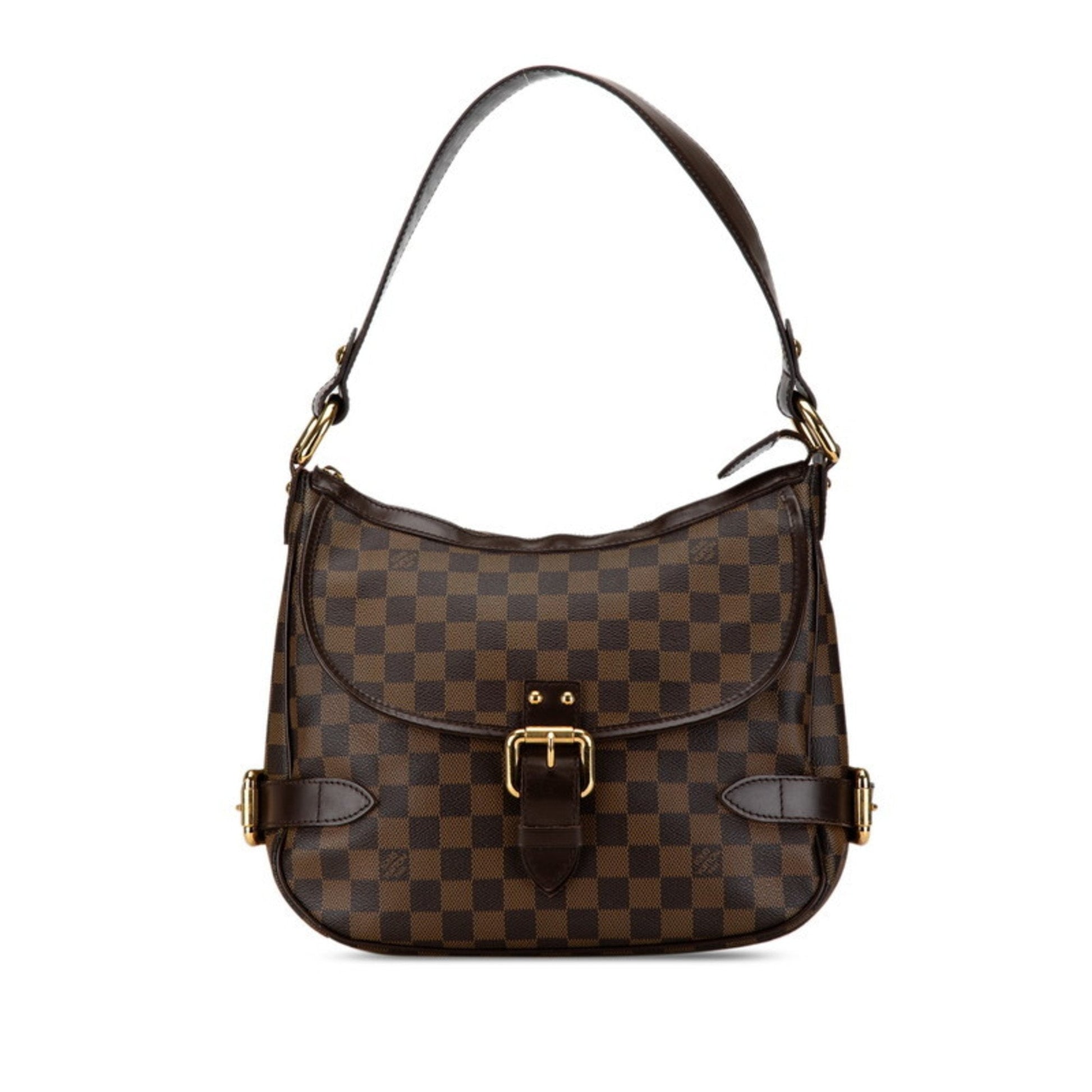 Louis Vuitton Damier Brown Damier Canvas Pvc Leather Shoulder Bag ()