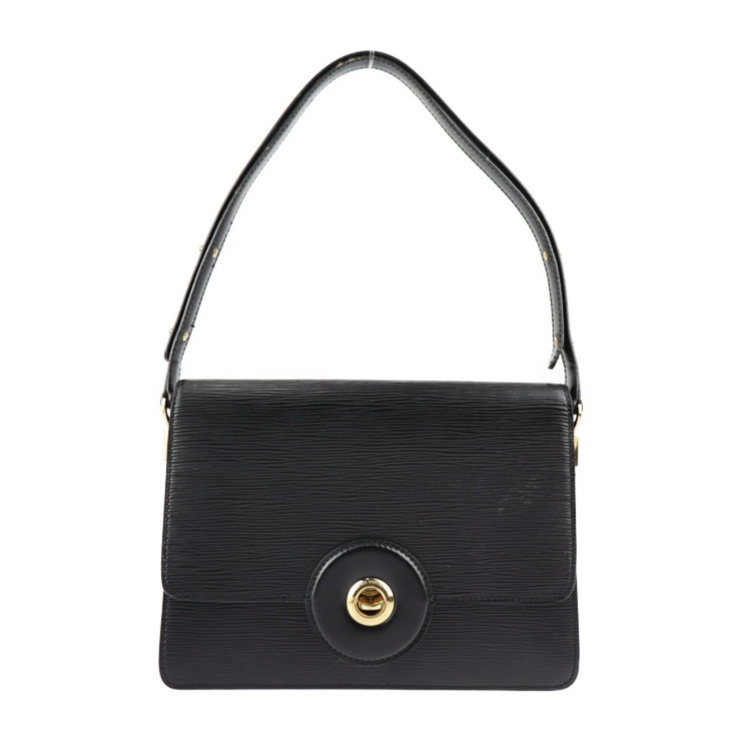 Louis Vuitton Black Epi Leather Handbag Shoulder Bag Tote Bag ()