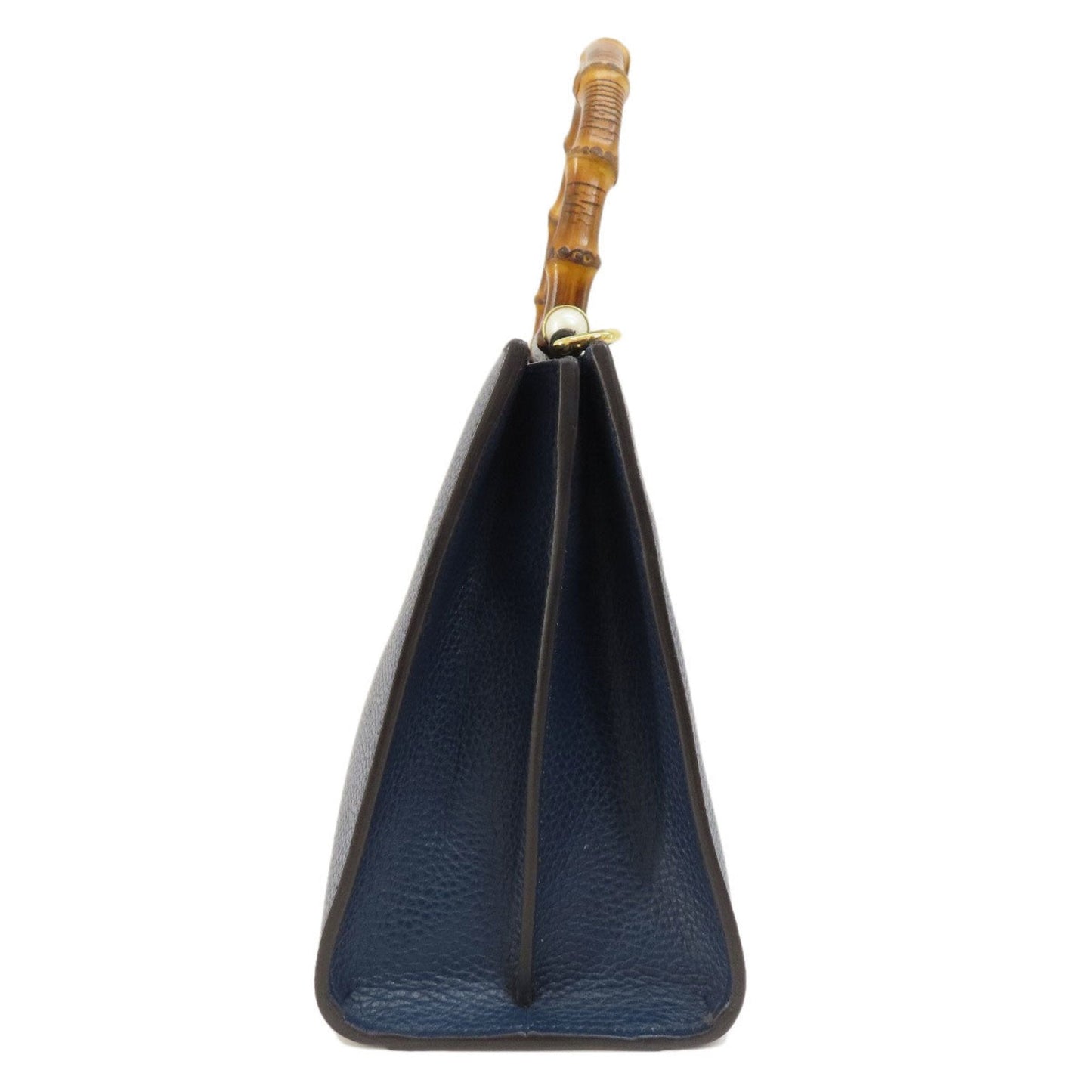 Gucci Navy Leather Handbag