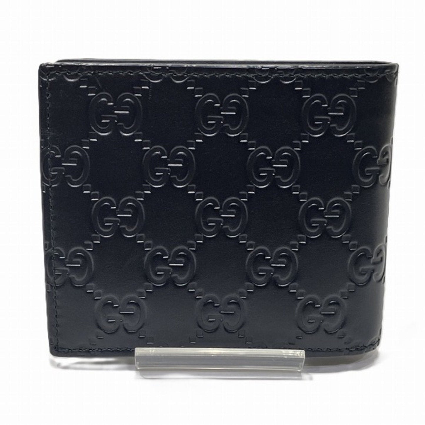 Gucci Black Leather Wallet (Bi-Fold)