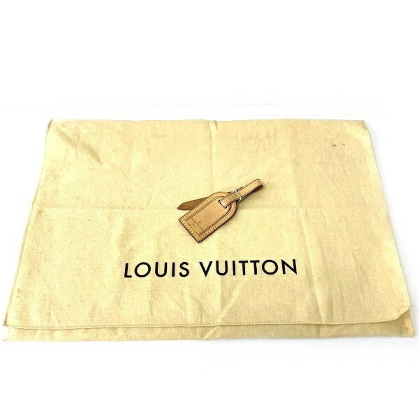 Louis Vuitton Brown Cotton Canvas Shoulder Bag Tote Bag