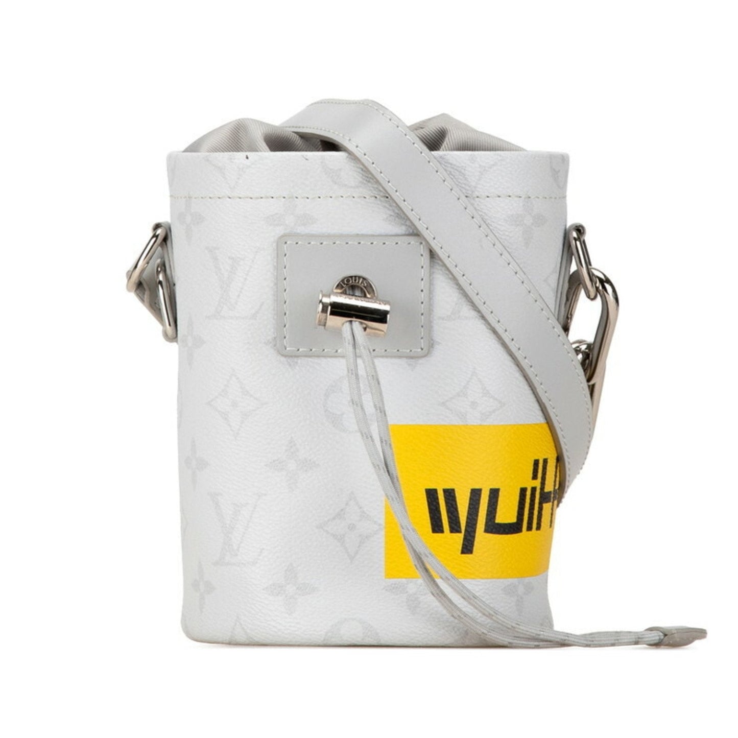 Louis Vuitton White Pvc Leather Shoulder Bag ()