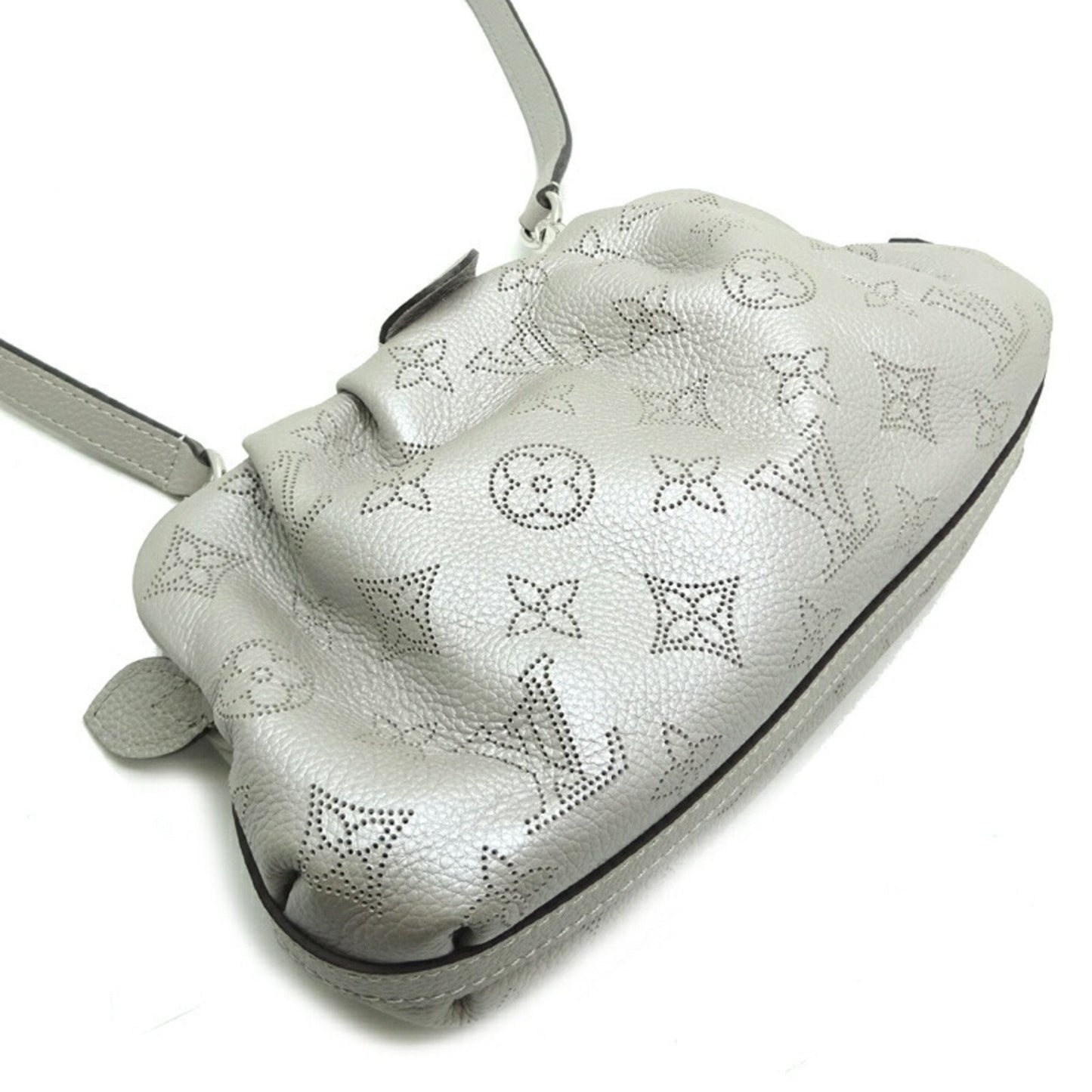 Louis Vuitton Grizzly Mahina Leather Shoulder Bag