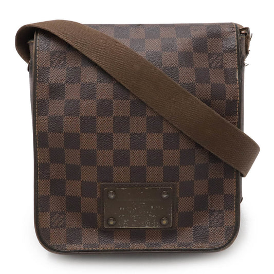 Louis Vuitton Brown Pvc Shoulder Bag ()