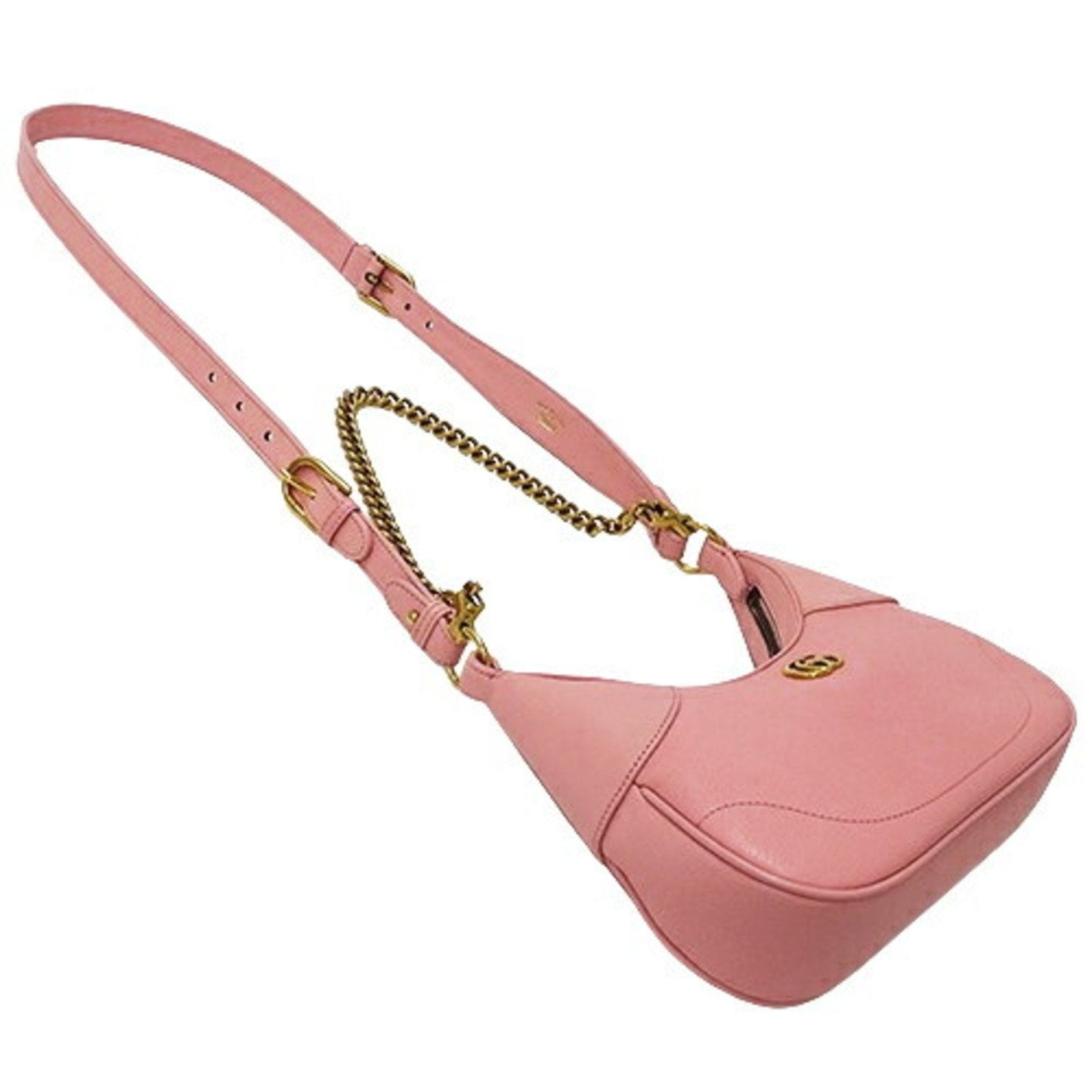 Gucci Pink Leather Shoulder Bag