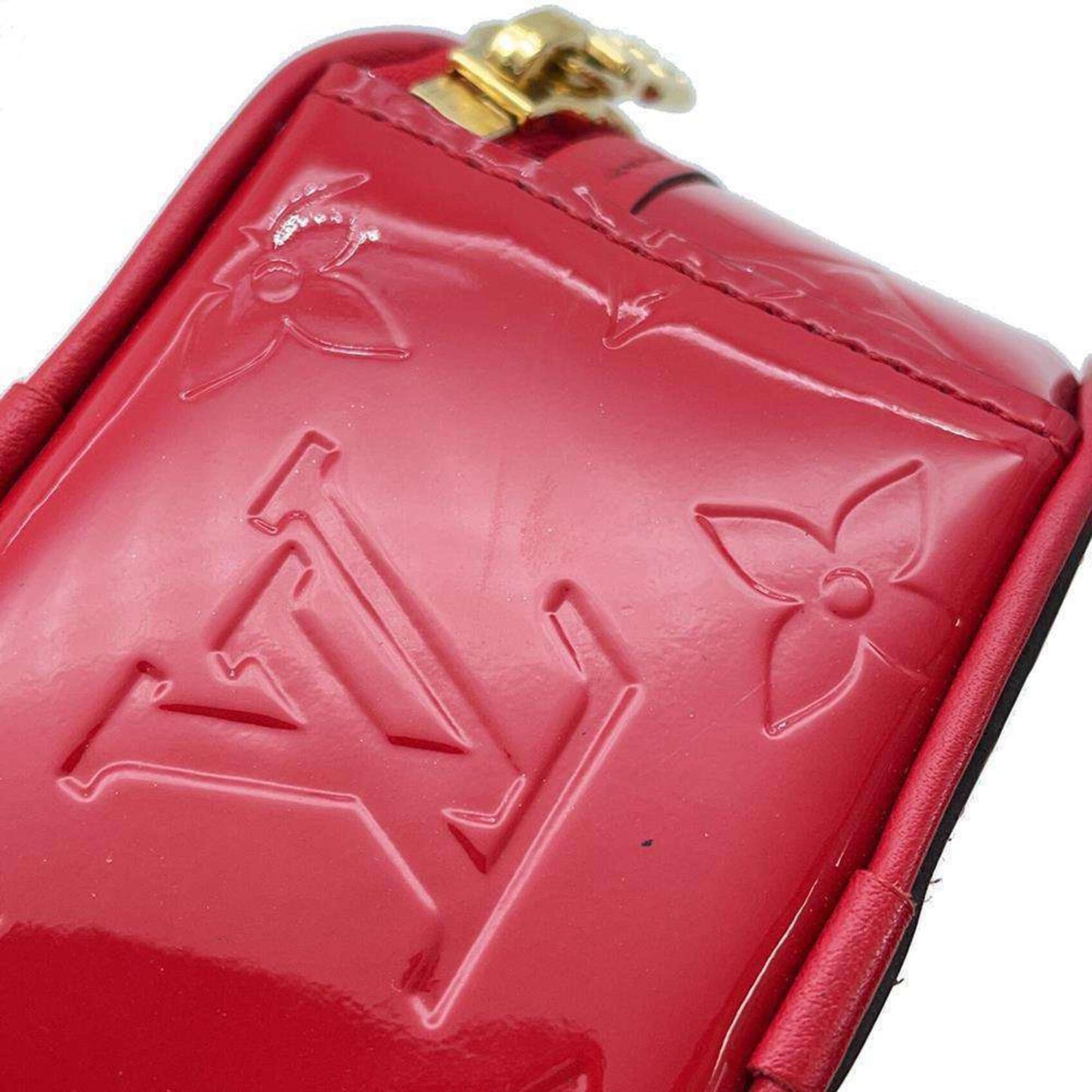 Louis Vuitton Rouge Monogram Vernis Pochette Shoulder Bag