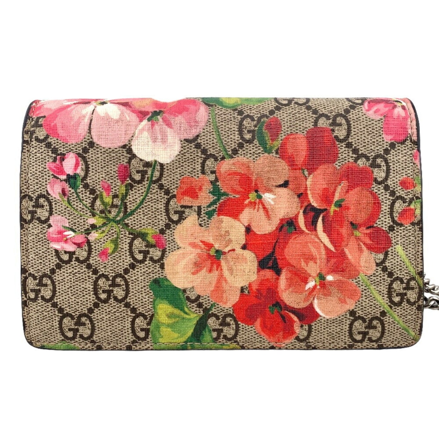 Gucci Beige Red Color Pvc Suede Shoulder Bag