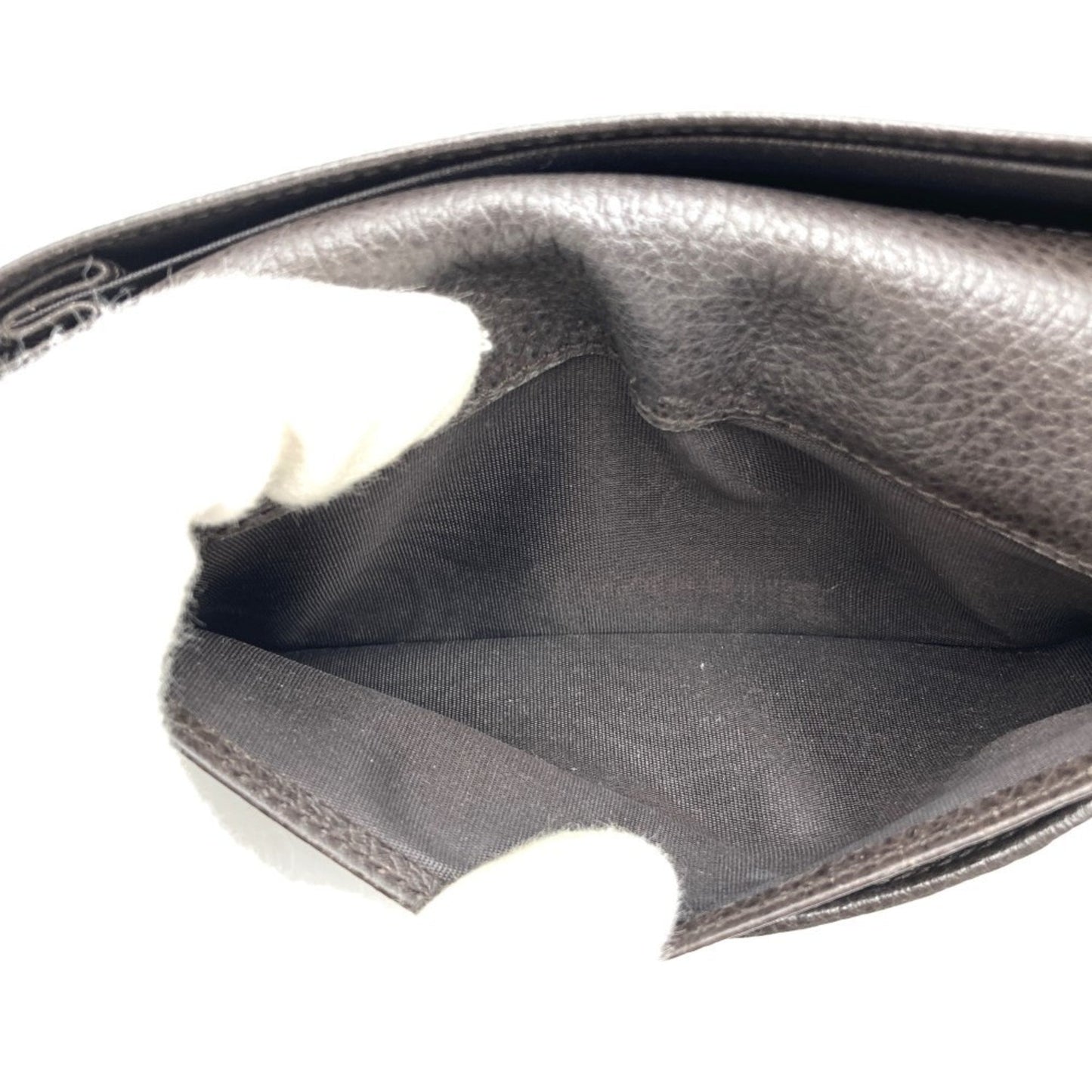 Gucci Brown Leather Long Wallet (Bi-Fold)