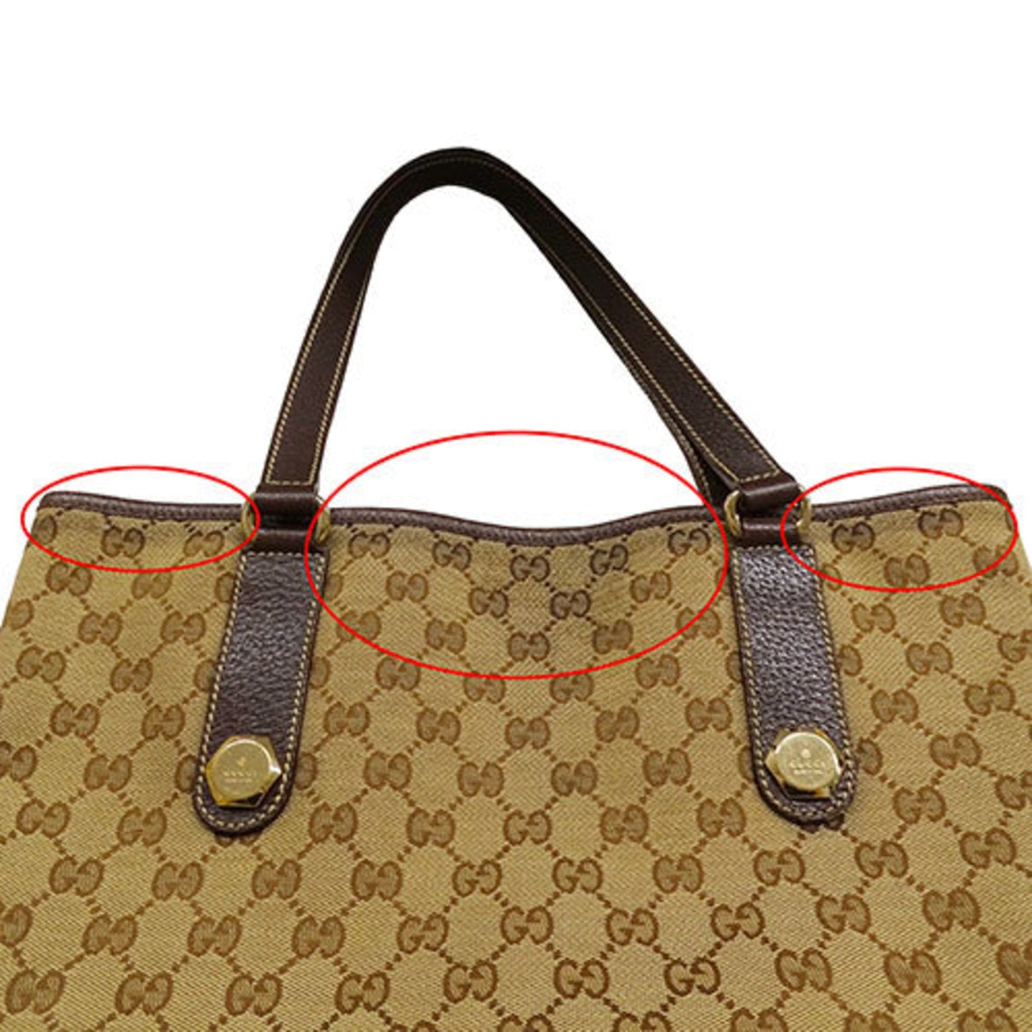 Gucci Brown Gg Gg Canvas Tote Bag