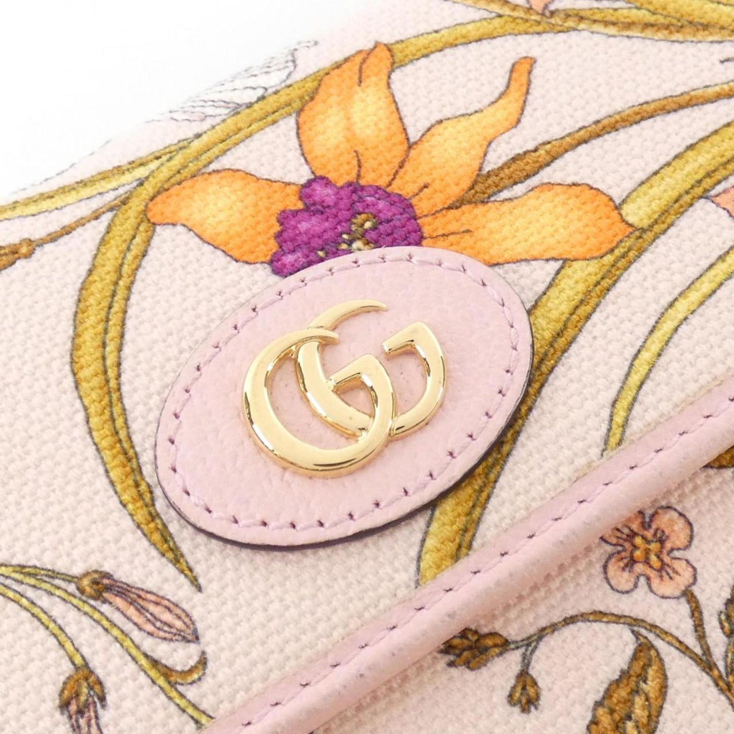 Gucci Pink Canvas Pouch