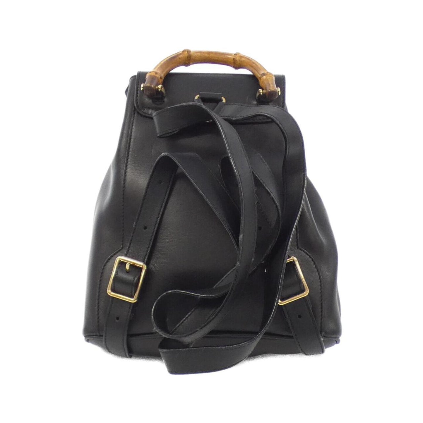 Gucci Black Leather Backpack