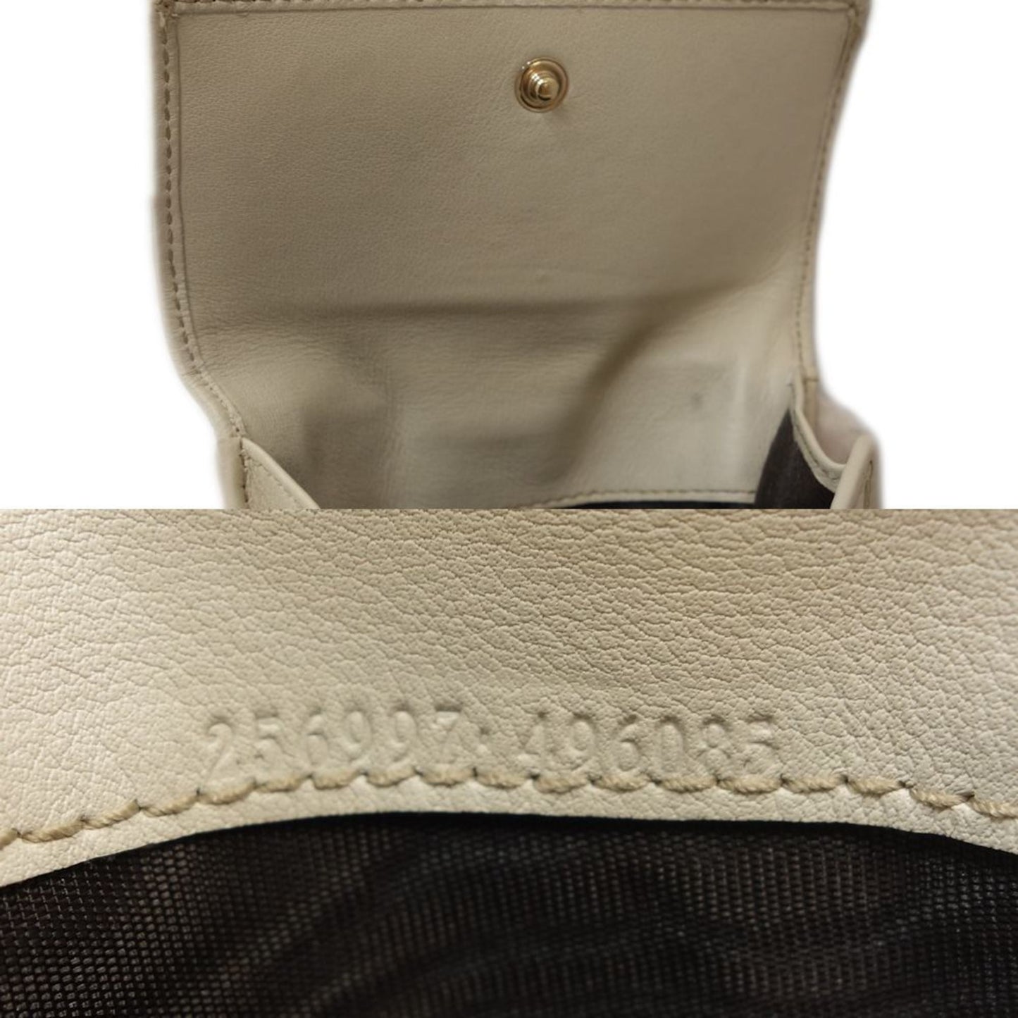 Gucci Ivory Leather Wallet (Bi-Fold)